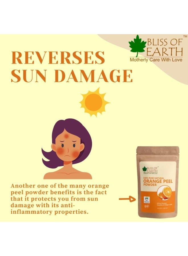 بليس اوف ايرث مسحوق قشر البرتقال، 100 جرام - Image 2